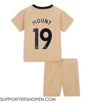 Chelsea Mason Mount #19 Tredje tröja Barn 2022-23 Kortärmad (+ korta byxor)